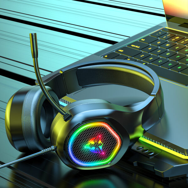 5.1 USB gaming headphones for laptop 50mm drivers omni directional mic bass surround sound G503 - 图片 8