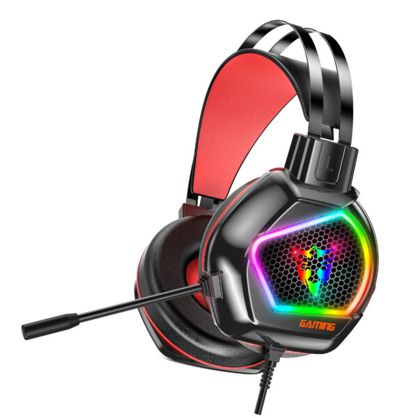 5.1 USB Wholesale RGB gaming headsets with noise cancellation mic for gaming 3.5mm*USB plug wired headphone G601