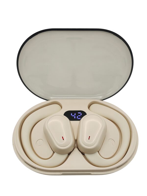OWS Earphones Sweatproof Sport Headphones Deep Bass True Wireless Earbuds Stereo Sound Comfort Over-Ear Hooks for Gym Running YF-T316